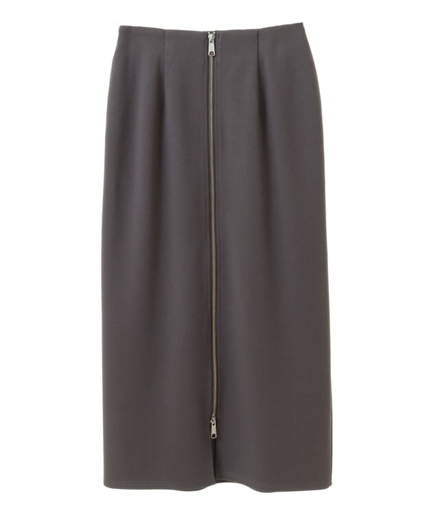 earth music&ecology Ｚｉｐスカート Gray