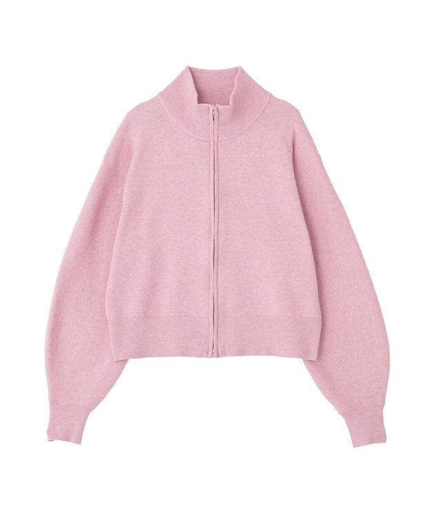 earth music&ecology ダブルジップカーディガン Pink