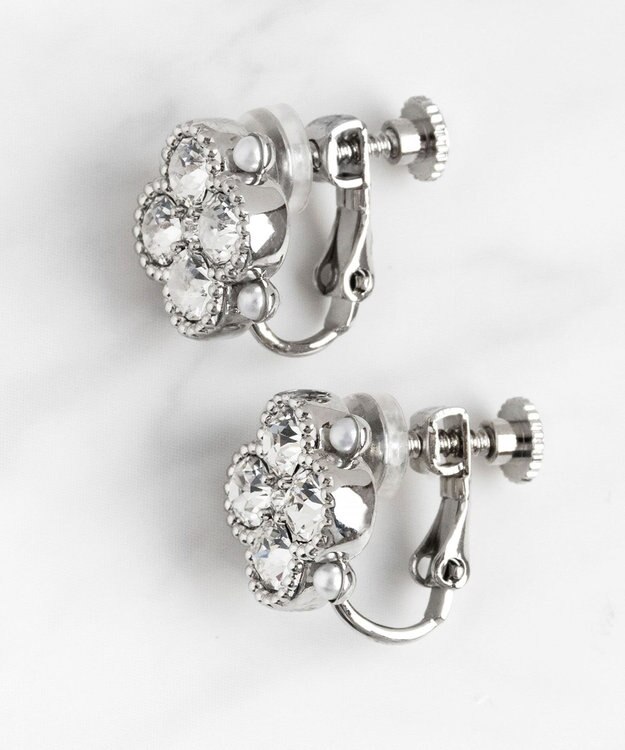 TOCCA CLOVER BIJOUX EARRINGS イヤリング シルバー系