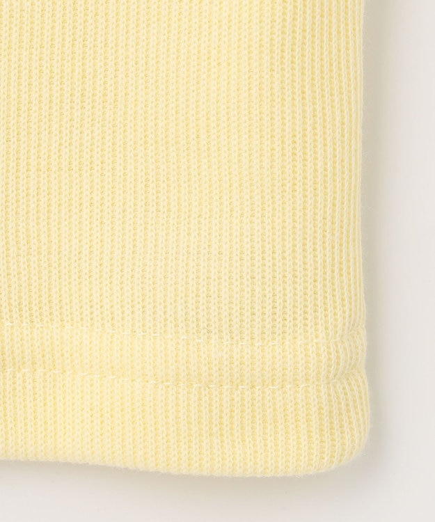 ANY KIDS スナップボタン リボン カーディガン ライトイエロー