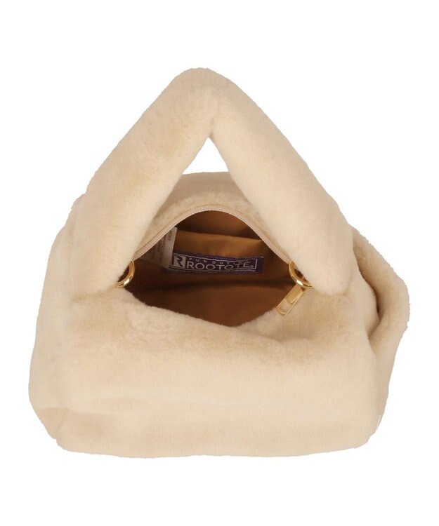 ROOTOTE 1263【ふわふわ素材】LT.ベビールー.ファー-B 01：ココナッツ