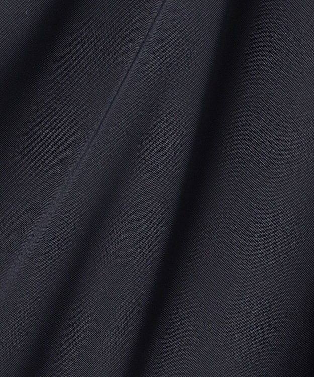 23区 【洗える】ブライトタフタ ギャザー スカート ネイビー系