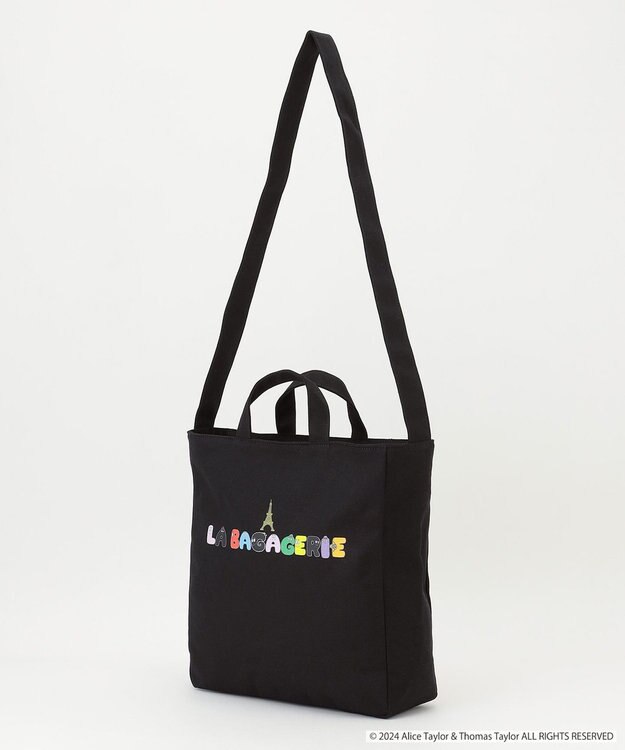 LA BAGAGERIE BARBAPAPA×LA BAGAGERIE   バーバパパコラボ　2WAYバッグ　M ブラック