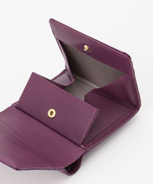 airlist BOX小銭入付2つ折財布  PIRIKA ピリカ グレープ