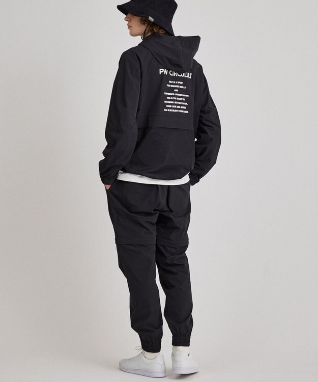 PW CIRCULUS 【撥水加工/軽量/ストレッチ】【MEN】デタッチャブルパンツ ブラック系