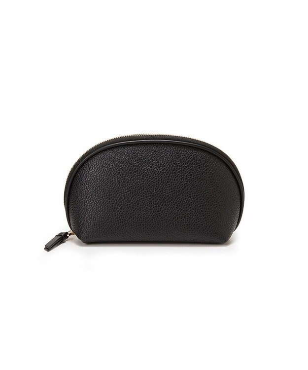 TOPKAPI 【Breath TOPKAPI】【TOPKAPI × 藤本美貴さんコラボ】スコッチグレイン ラウンドポーチ/撥水 ブラック