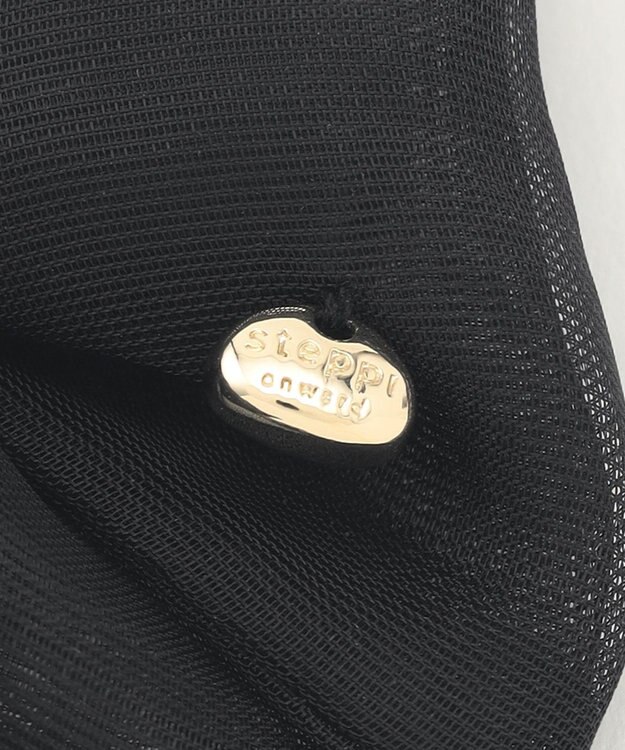 steppi チュールリボン シュークリップ ブラック