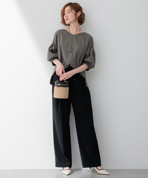 23区 【CLASSY.6月号掲載】ホーンリング ネックレス ベージュ系