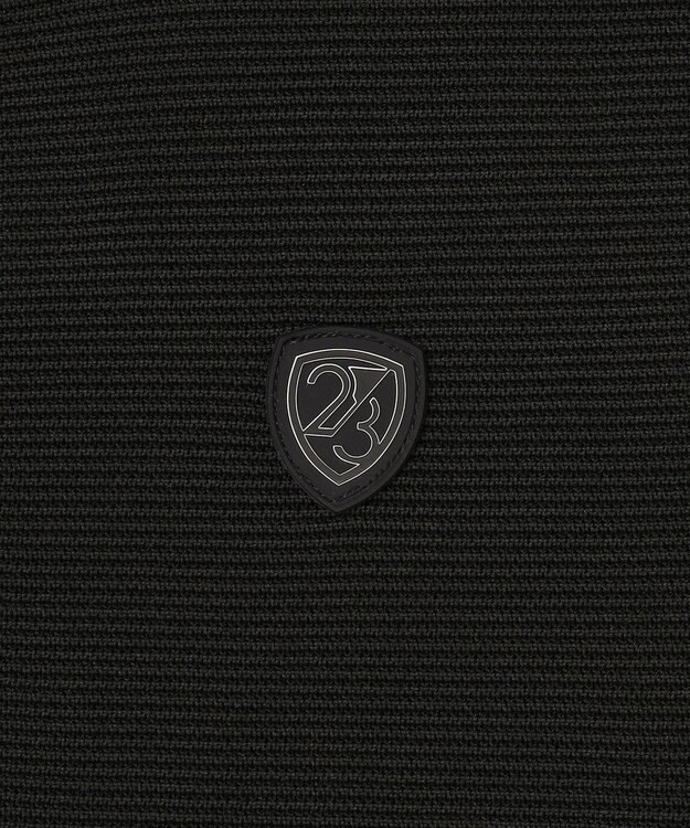23区GOLF 【MEN】リバーシブルニットベスト モノグラム柄 ブラック系