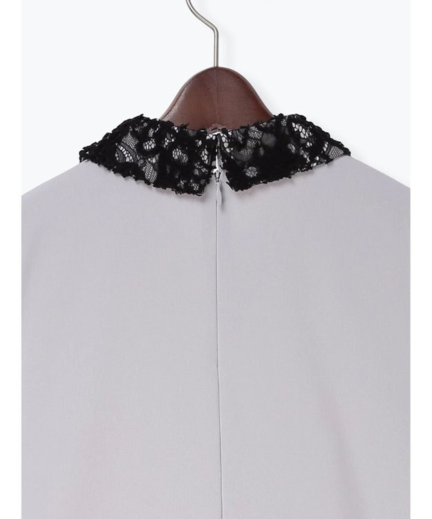 Te chichi レースカラーブラウス グレー