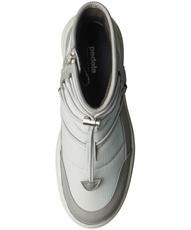 ASICS WALKING ペダラ レディース ショートブーツ GORE-TEX防水 2E グレー系