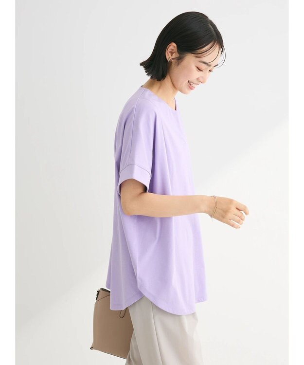 Green Parks 冷っとすずやか　フレンチスリーブスキッパー Purple