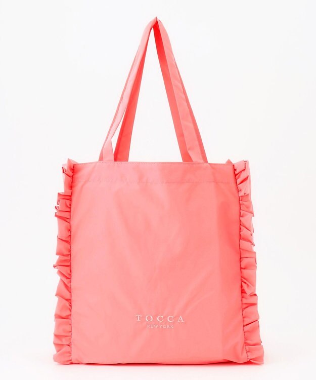 TOCCA 【大人百花掲載】【A4サイズ対応・折りたたみ可】TRIM WAVES SUBBAG サブバッグ [新色]ライトオレンジ系