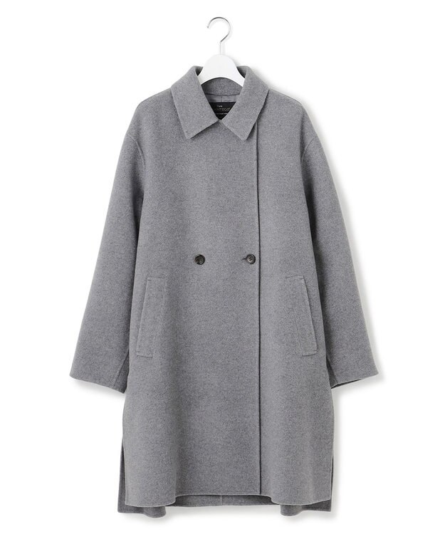 23区 L 【VERYベストアウター大賞「ロングアウター賞」受賞！/滝沢眞規子さん着用】 MANTECOPure リバー チェスターコート ミディアムグレー系