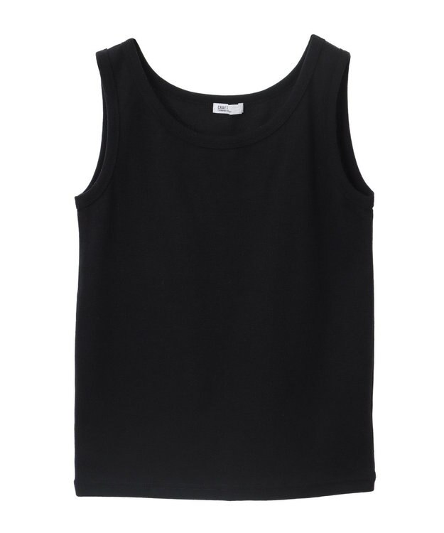 CRAFT STANDARD BOUTIQUE 【抗菌防臭】テレコタンクトップ Ivory