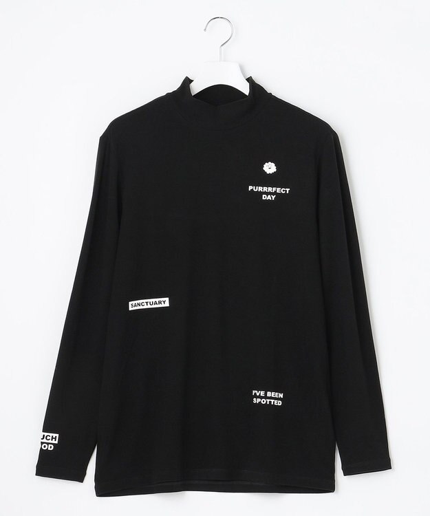  【MEN】【吸湿発熱】ウォーム モックネック カットソー