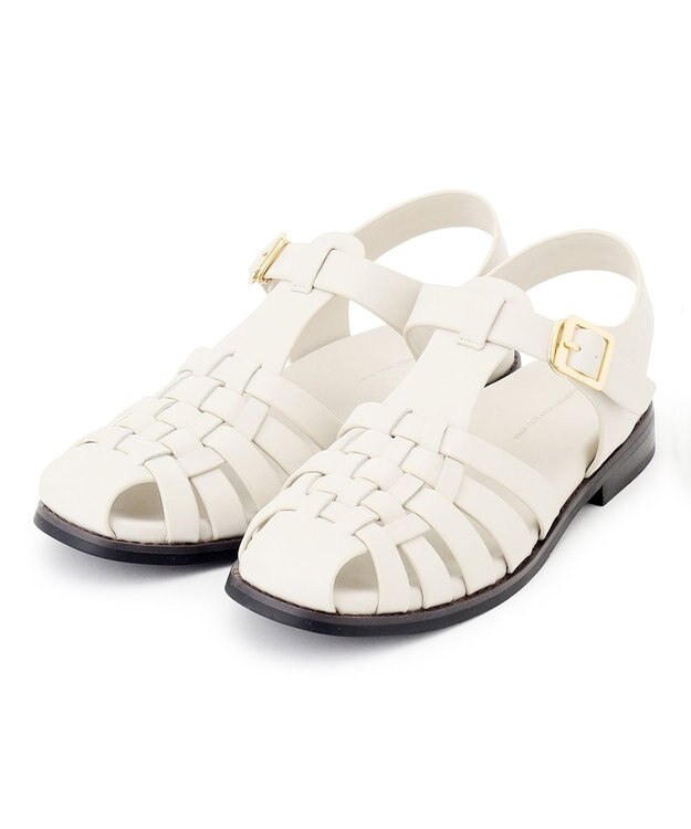 23区 グルカ サンダル アイボリー系