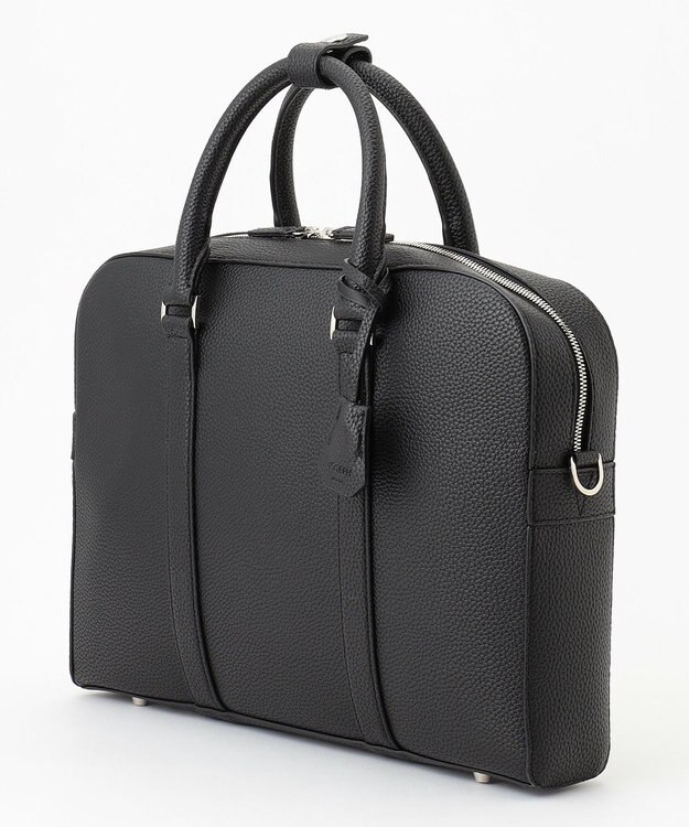 JOSEPH HOMME シンセティックシュリンクレザー  ブリーフバッグ ブラック系