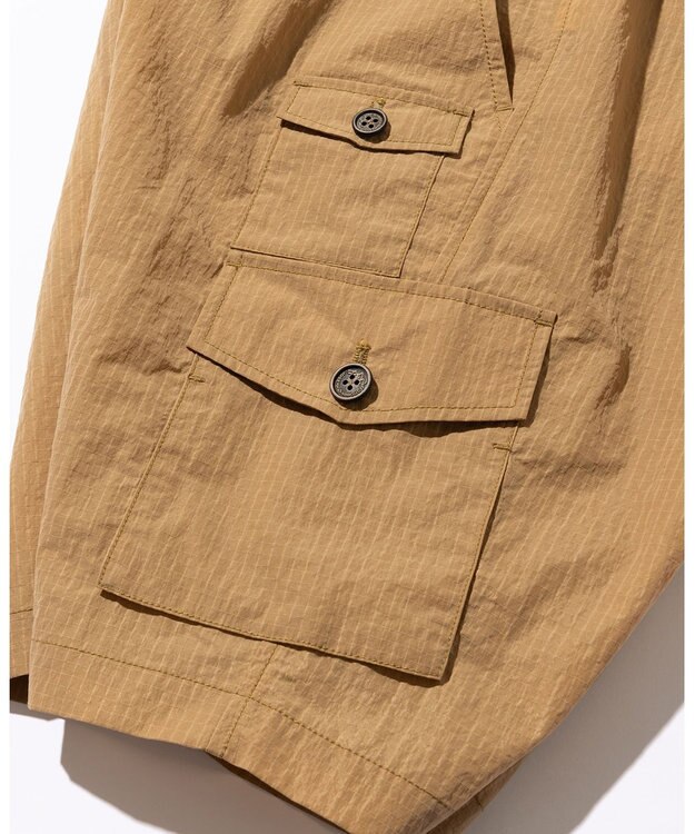 JOSEPH ABBOUD MOUNTAIN 【CREA掲載・ウエストストレッチ・ECO撥水・軽量】アウトドアイージーショーツ ベージュ系