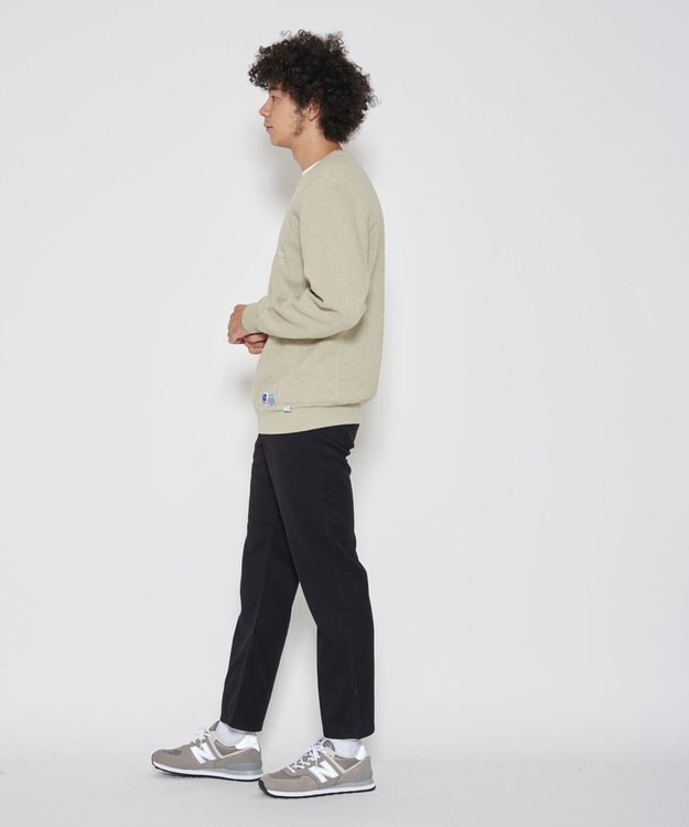 J.PRESS YORK STREET 【UNISEX】RUSSELL×YORK STREET クルー ベージュ系