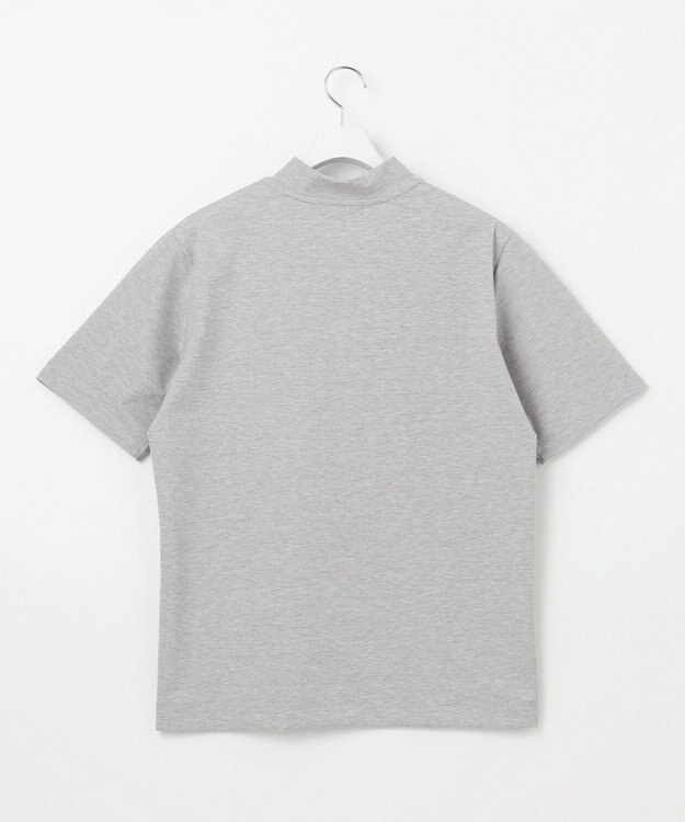 23区GOLF 【MEN】【UVケア】ロゴ モックネックシャツ ライトグレー系