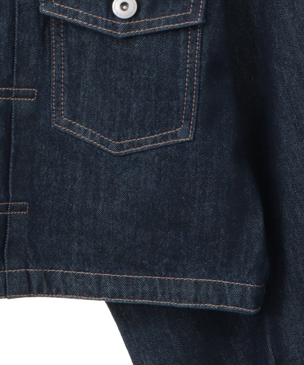 earth music&ecology ショートデニムジャケット Indigo