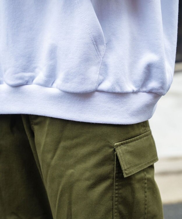 WEGO ヘビーウエイトサガラカレッジプルパーカー ホワイト