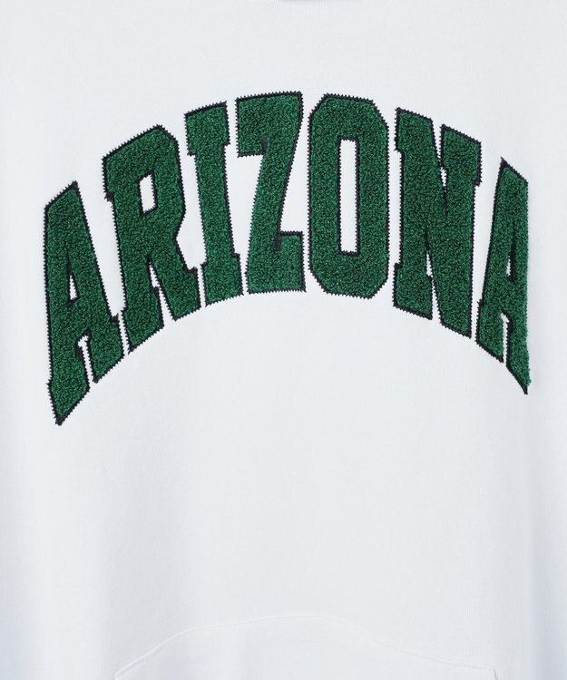 WEGO ヘビーウエイトサガラカレッジプルパーカー ホワイト