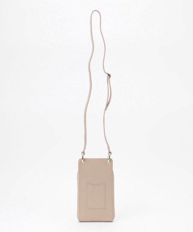 23区 【新色追加】キルティング スマホ ポシェット ベージュ系