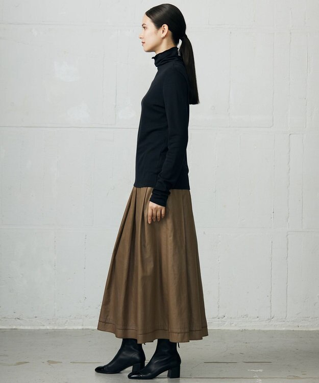 自由区 【SHIHOさん着用】シアーツイストインナー トップス ブラック