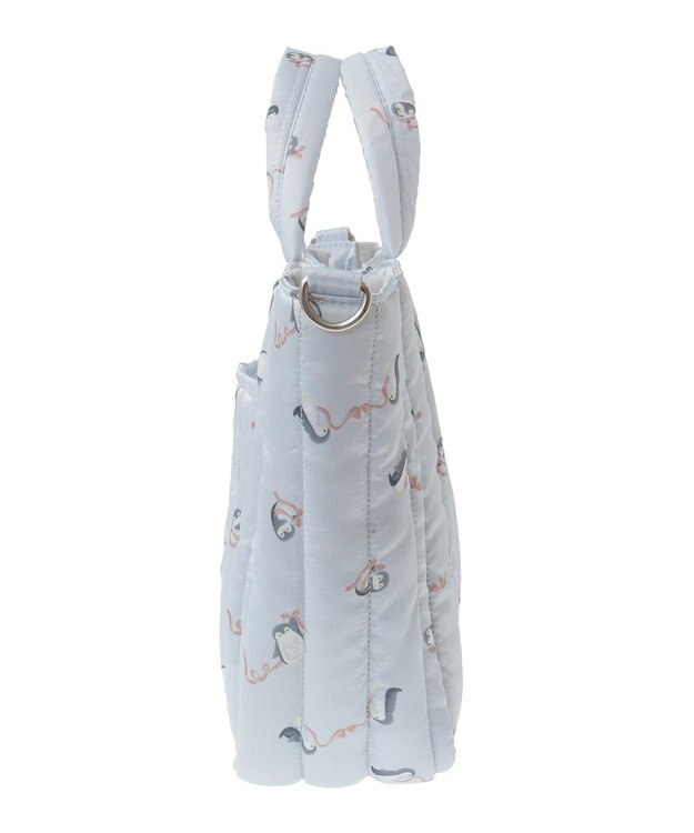 Maison de FLEUR ペンギンキルトショルダーバッグ Light Blue