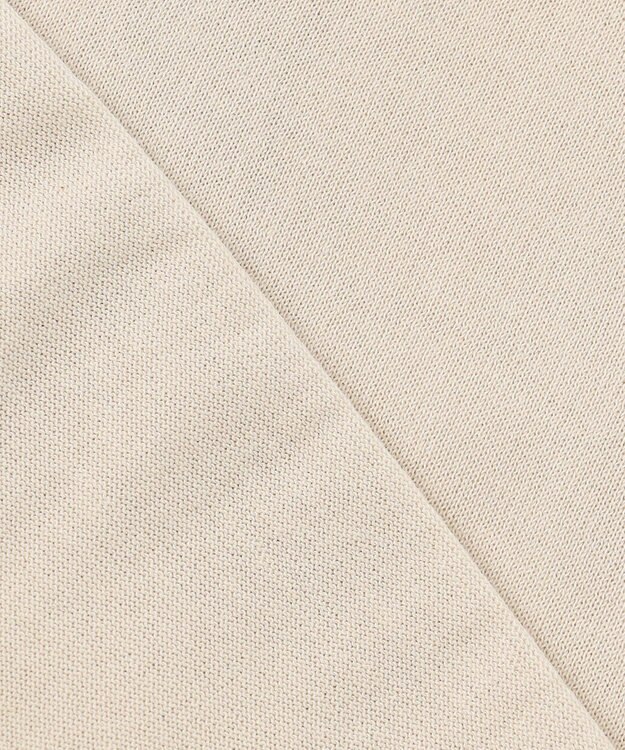 J.PRESS LADIES S 【洗える・抗菌防臭】コットンアセテート バンドカラー ニット アイボリー系