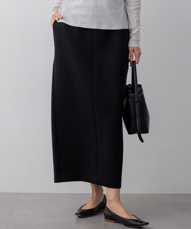 23区 コットンダンボール スカート ブラック系