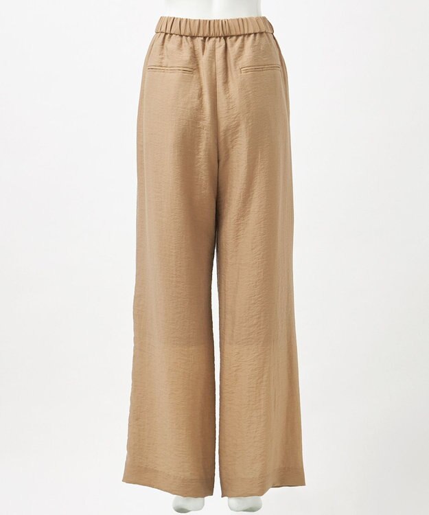 23区 【GOLD LABEL】シアーシルク パンツ キャメル系