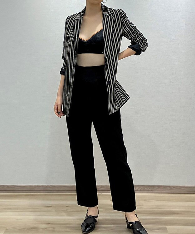 WACOAL [GOCOCi/ワコール] ノンワイヤーブラ ハーフトップ 【cooomy.(クーミー)】 ナチュラルなバストライン アウターとしても着用可 ブラトップ ゴコチ レディース CGG245 /ワコール ブラック