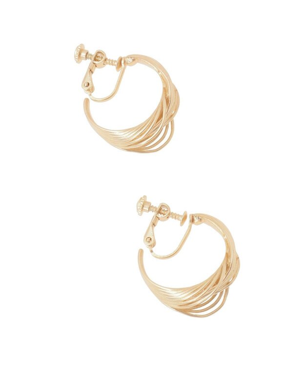 AMERICAN HOLIC フェザーフープイヤリング Gold