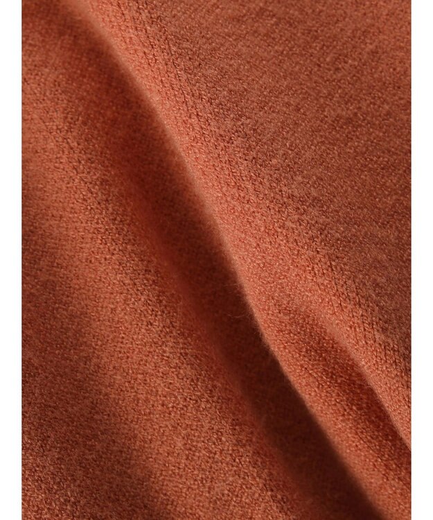 earth music&ecology やわらかタッチミドル丈カーディガン Orange