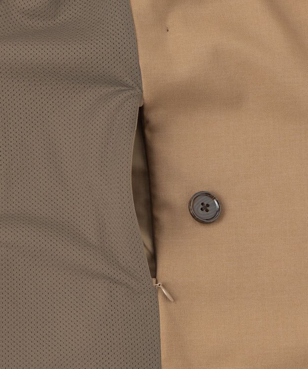 UNFILO MENS 【男女兼用】ウールライクトレンチコート ブラウン