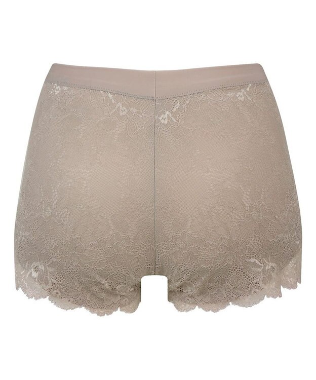 WACOAL オーバーパンツ ショート丈 ヒップアップで脚長シルエット ウエスト部分をすっきり見せる 一枚ばき可能 重ねばきにもおすすめ レディース GRC630 /ワコール チャコールグレー