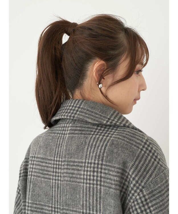 earth music&ecology チェスターコート（チェック） Glen Check