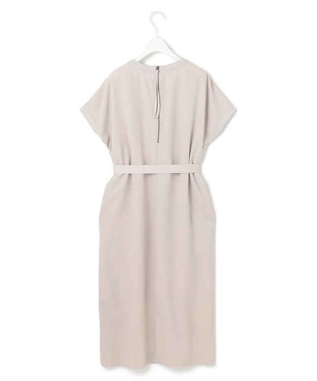 ICB L 【WEB限定・接触冷感・UVケア・速乾・防シワ・洗える】 FluidBackSatin  ワンピース トープ系