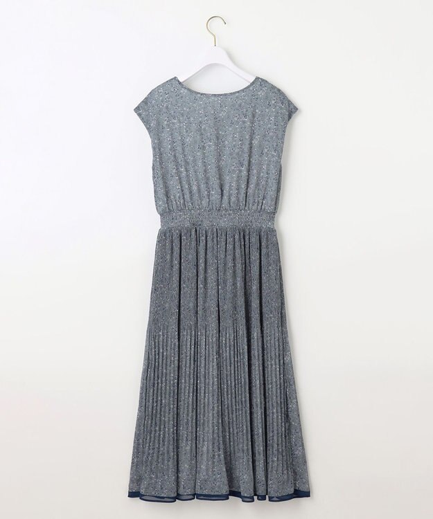 ANY SIS 【洗える】フラワープリーツ ワンピース ミント系