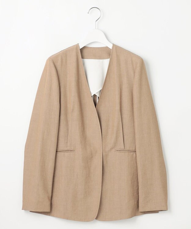 23区 【GOLD LABEL】ナチュラルシャンブレー ジャケット ベージュ系