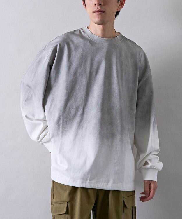 CRAFT STANDARD BOUTIQUE ヘビーウェイトグラデーションロンT White