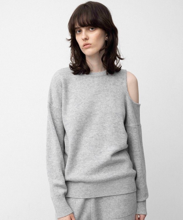 NAVE 【Nave】ウールカシミヤ トップス ライトグレー系