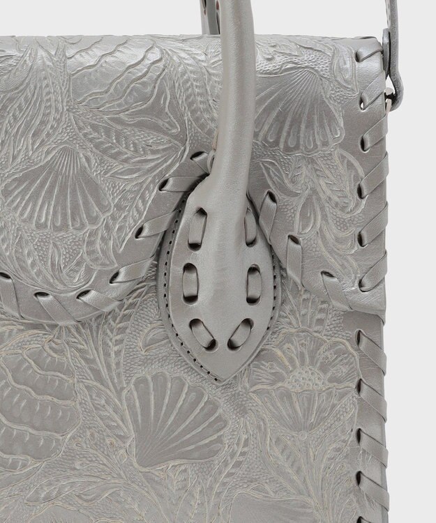 GRACE CONTINENTAL MiniRSHandbag-ga シルバー