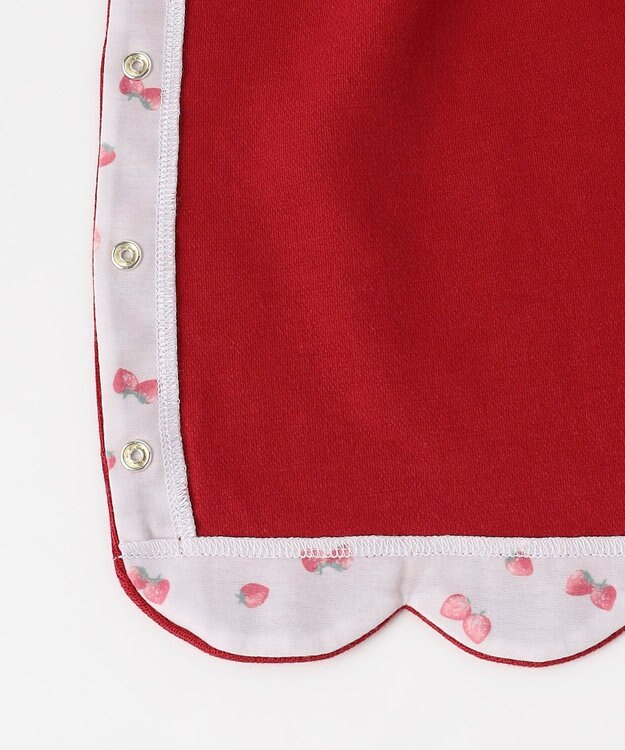 ANY KIDS 【Strawberry Collection】スナップボタン カーディガン レッド