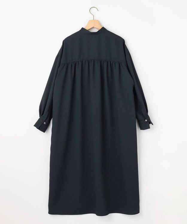 組曲 S ウーステッドライク ワンピース ネイビー系