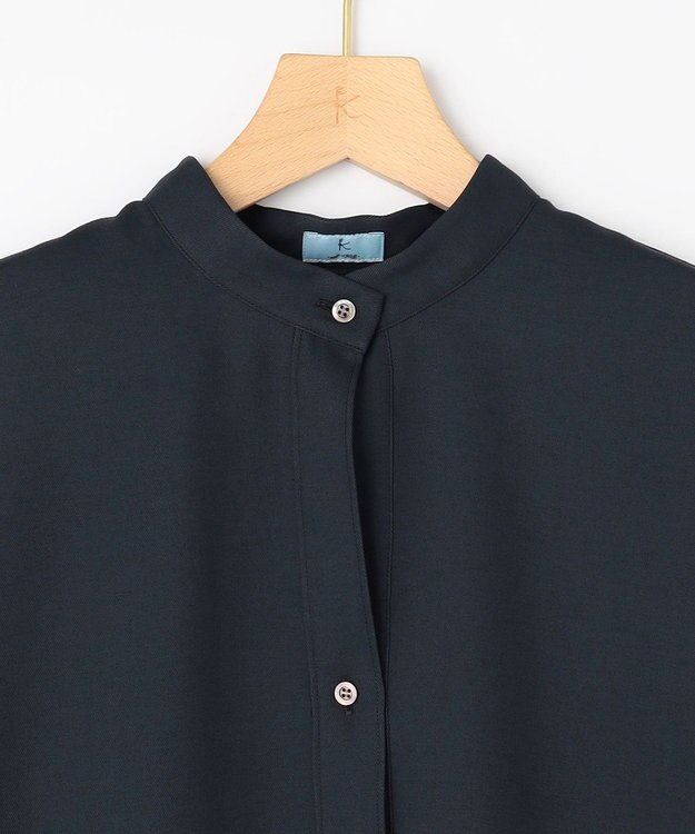 組曲 S ウーステッドライク ワンピース ネイビー系