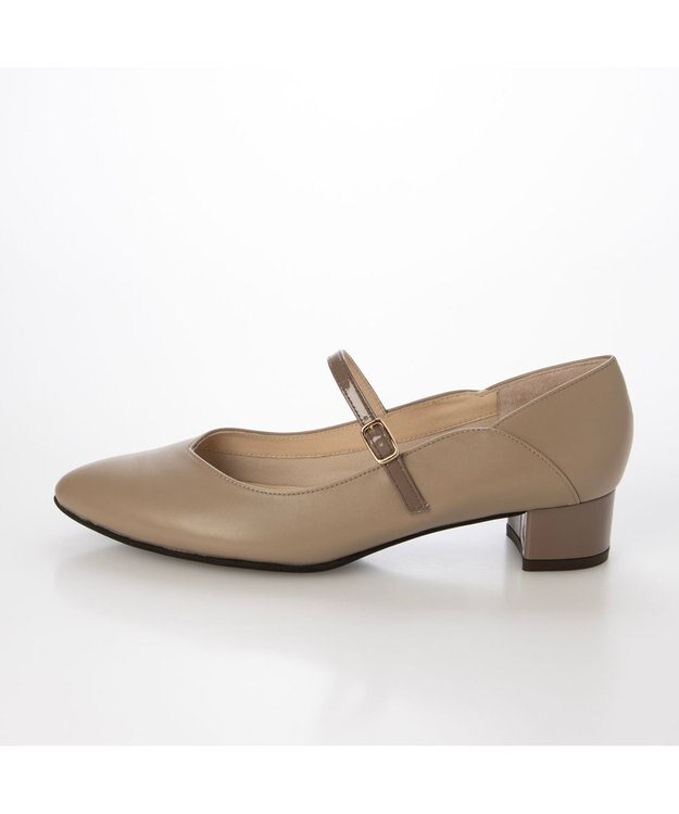 Riz raffinee <Riz raffinee>アーモンドトゥストラップパンプス オーク